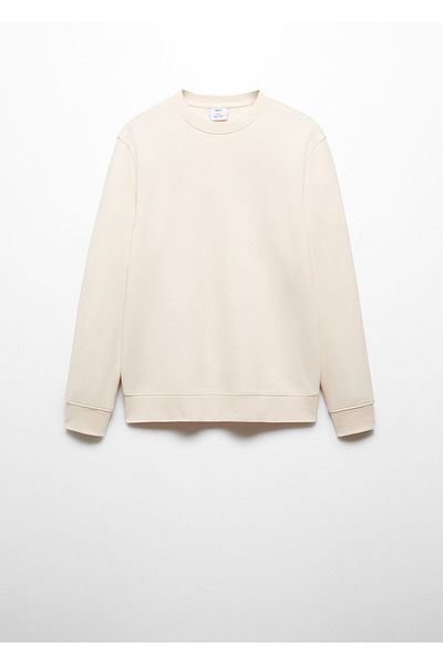 MANGO Woman Ανδρικό φυσικό φούτερ 57966007