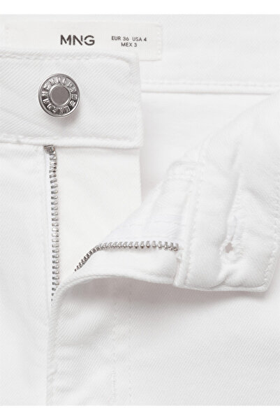 MANGO Woman Beyaz Kadın  Jeans 77110360