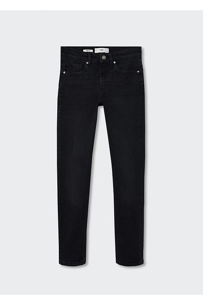 MANGO Woman Black Denim Women's Trousers37000103