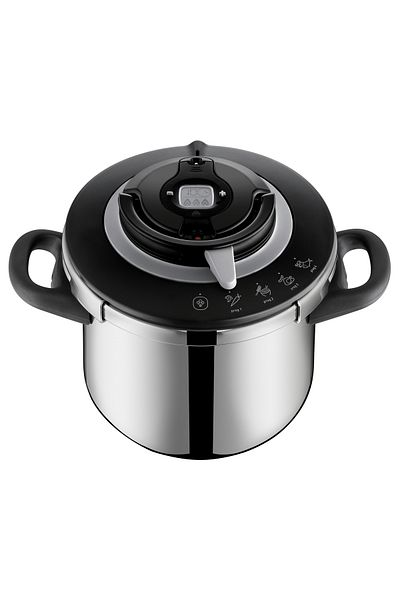 TEFAL Clipso+ CHEF 8L | Pressure Cooker | 4 Cooking Programs | Fast Cooking | One-Handed Lid | P4551431