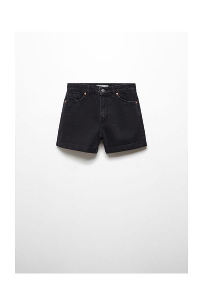 MANGO Woman Jeansshorts im Mom-Fit