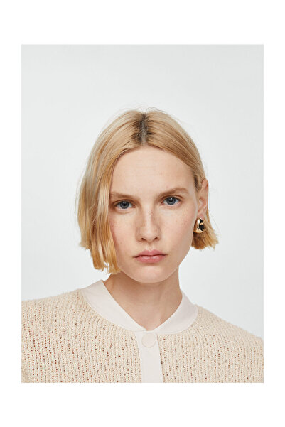 MANGO Woman Kontrasztos szélű kardigán