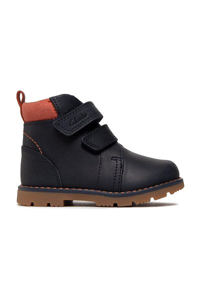 CLARKS Členkové čižmy Navy Blue Kids