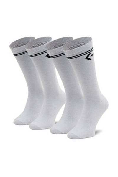converse Set 2 perechi de șosete înalte bărbați Black Adults