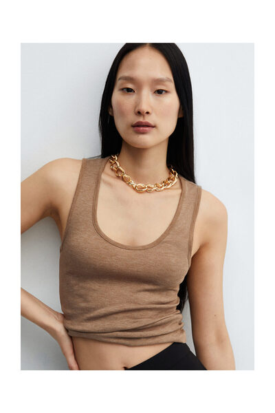 MANGO Γυναικεία Μπλούζα - Άμμος57083804