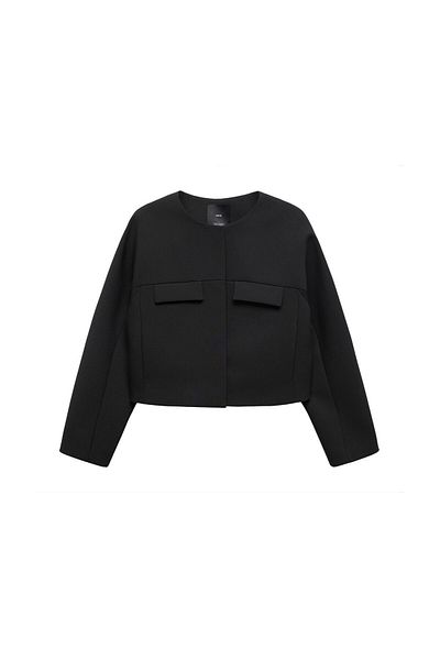 MANGO Woman Bunda s detailem klopy