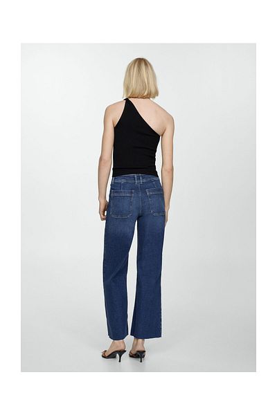 MANGO Woman Vysoké culotte džíny Catherin