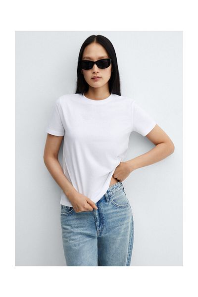 MANGO Woman Tricou 100% bumbac