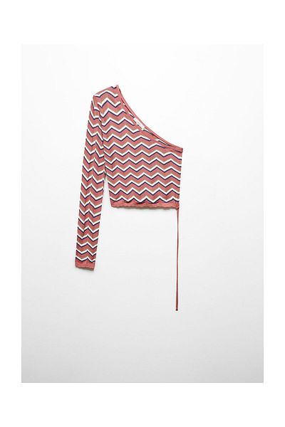 MANGO Kids Pulover din tricot asimetric