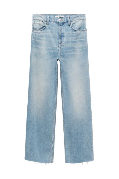 MANGO Woman Mid-rise straight jeans