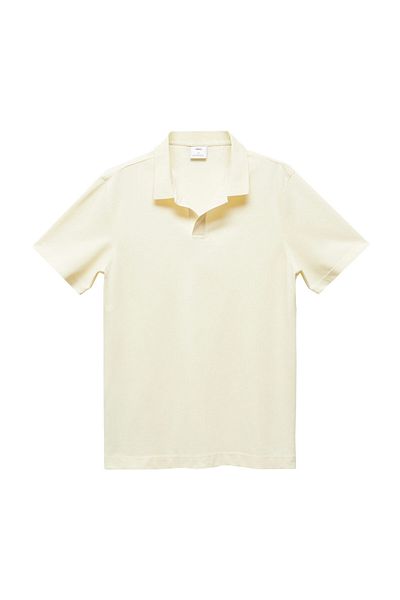 MANGO Man Tricou polo din bumbac piquÚ