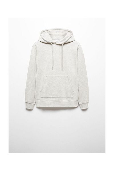 MANGO Man Lightweight cotton hooded sweatshirt