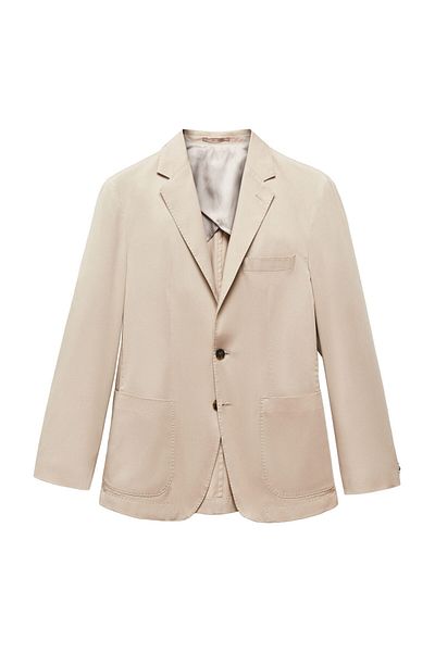 MANGO Man Slim fit cotton blazer