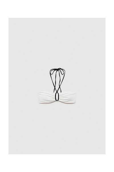 MANGO Woman Contrasting bikini top