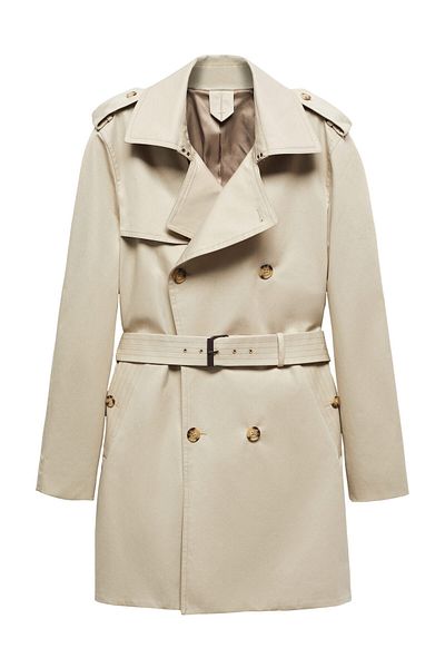 MANGO Man Classic water-repellent trench coat