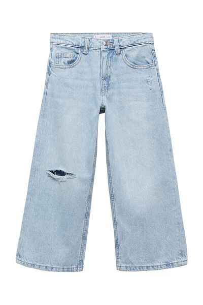 MANGO Kids Cotton culotte jeans