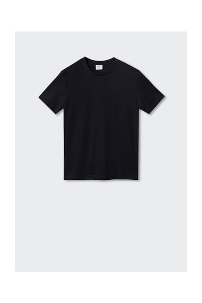 MANGO Man Basic cotton stretch T-shirt