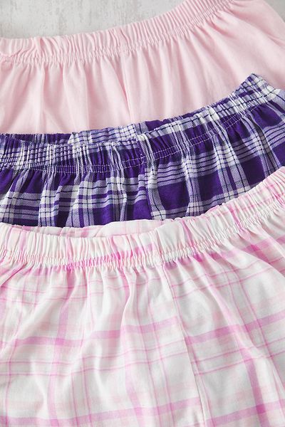 Trendyol Collection Pyjama-Unterteil aus 100 % Baumwolle, Eco Selini, mehrfarbig, 3 Stück pro Packung