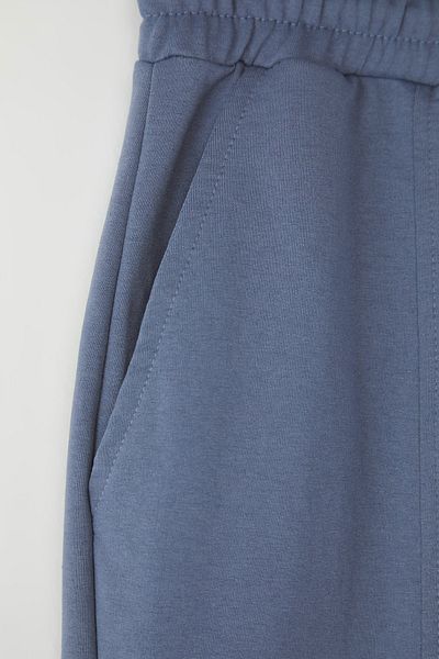 Trendyol Collection Modré šortky střední délky – gumový pas, detail šněrování, pravidelný střih TMNSS20SR0070