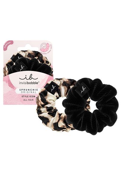 INVISIBOBBLE Sprunchie Spiral Hair Ring - Prima Ballerina - Stylish Elastic Bracelet for Women & Girls