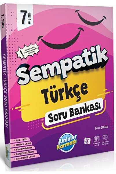 Ünlüler Karması Yayınları 7. Sınıf Türkçe Sempatik Soru Bankası