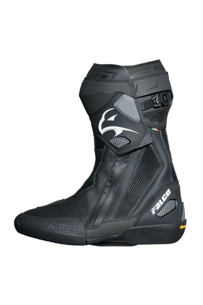 Falco Elite GP Yarış Motosiklet Botu Siyah