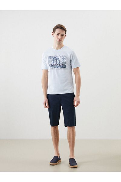 LC Waikiki Ανδρικό μπλουζάκι με στάμπα Antalya Crew Neck