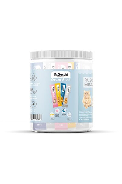 Dr. Sacchi Dr.Sacchi Creamy Snack 14 Gr Karışık- 30'Lu Kavanoz