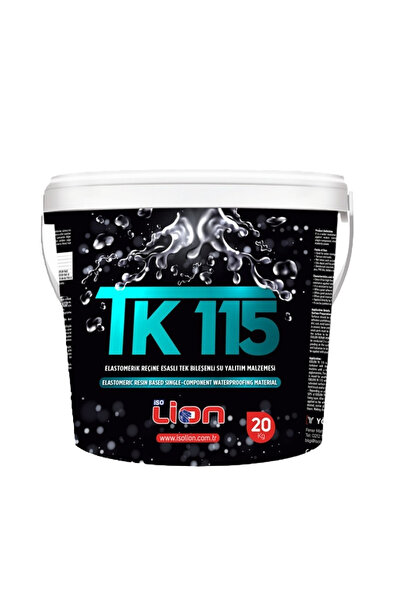 isolion İsolion TK115 Reçine Esaslı Tek Bileşenli Su yalıtım Malzemesi (20, K...