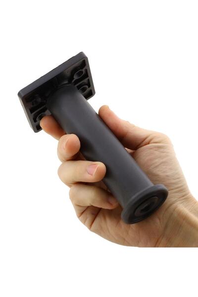 Badem10 (4 bucăți) Suport reglabil 15 cm Mobilier negru Canapea Fotoliu Baza de ridicare Picioare