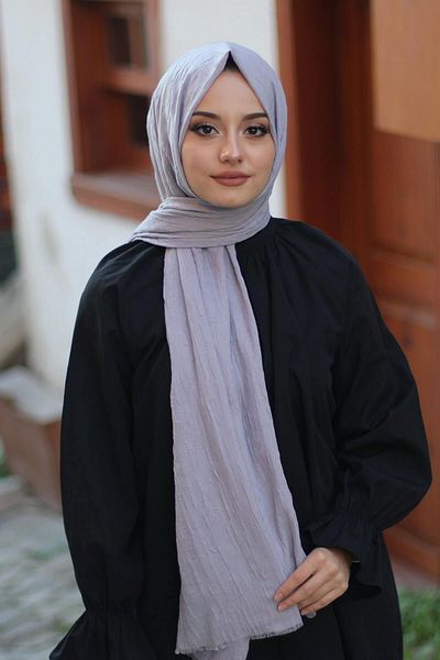 AFVENTE Gray Bamboo Shawl