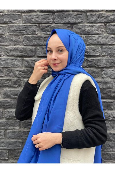 HAREM SCARF Κασκόλ με σαξόφωνο και χαρέμι, σάλι Maria