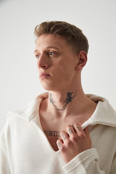 Rocqerx R-5850 Світшот з деталізованим коміром