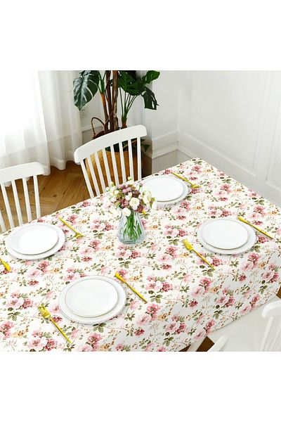 Evim Canvas Spring Powder Liquid Proof Stain Resistant Table Cloth