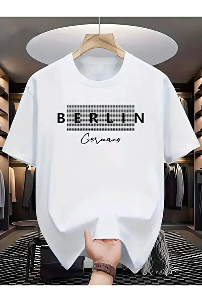 Keywest Unisex Large Size Printed Oversize 100% Cotton T-Shirt