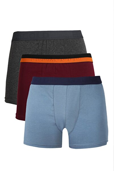 modaserdem Mdsrdm بوكسر رجالي من القطن الممشط 3 قطع 40093