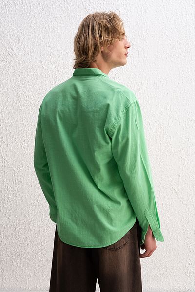 GIESTO ΠΟΥΚΑΜΙΣΟ OVERSIZED DRAPE ΕΛΑΦΡΥ ΛΙΝΟ