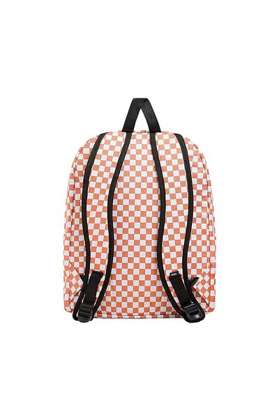 Vans Old Skool Check Checkered Backpack - Carnelian VN000H4XVVL1