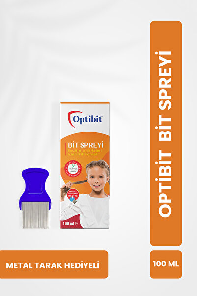 Optibit 100 ML Bit Spreyi Metal Tarak Hediye