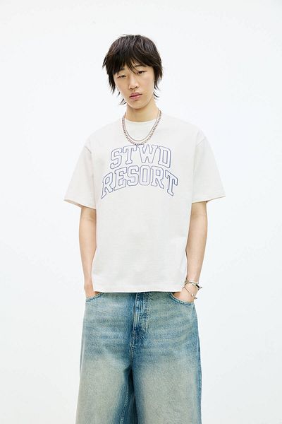 Pull & Bear Short sleeve STWD Resort T-shirt