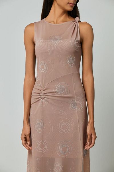femi9 Sparkling Print Fitted Dress