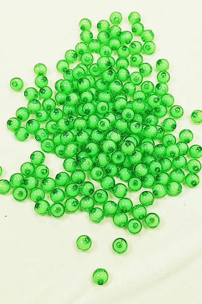 STUMBANNG Round Bead Beaded Inside Bracelet Bag Bead 8 mm 50 Gr Green - Bnc471