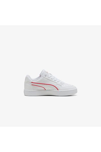 Puma Caven 2.0 Piping Jr - Unisex White and Red Sneakers