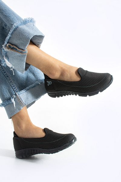 TexFoot Zilnic Flexibil Confortabil Respirabil Air Mesh Tricotat Talpă ușoară Balerini sport ortopedici