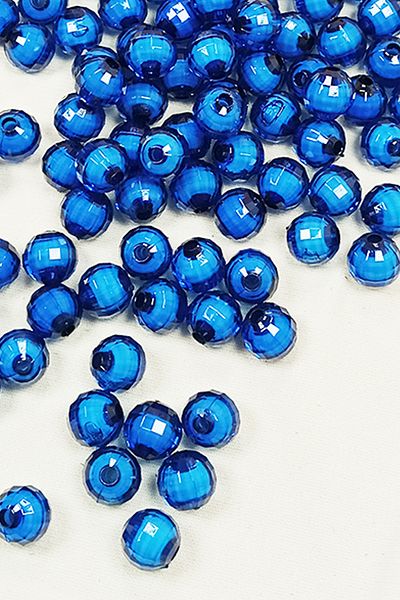 STUMBANNG World bead inner beaded bracelet bag bead 10 mm 50 gr blue - bnc465