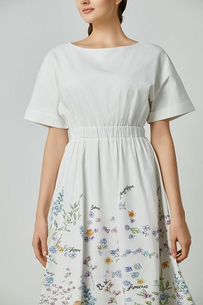 femi9 Floral A-Line Dress