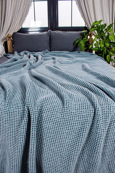 MYLASA HOME 100% bumbac Huggy Premium Pique șlefuit dublu 200 X 230 Cm