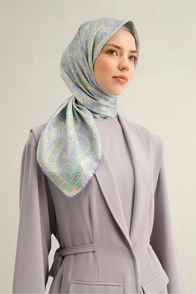 Armine 34 Rochie din mătase Armin Tie Twill Model: 9304D