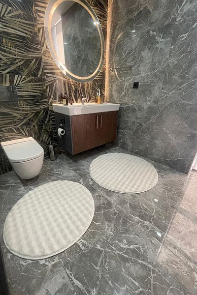 tropikal home ΣΕΤ 2 ΛΟΥΤΡΙΝΟ ΣΕΤ ΤΑΙΝΙΑΣ ΤΥΠΟΥ BUBLE POST ΠΟΥ ΜΠΟΡΕΙ ΝΑ ΠΛΥΝΤΕΡΕΤΑΙ 80Χ80 ΚΑΙ 100Χ100