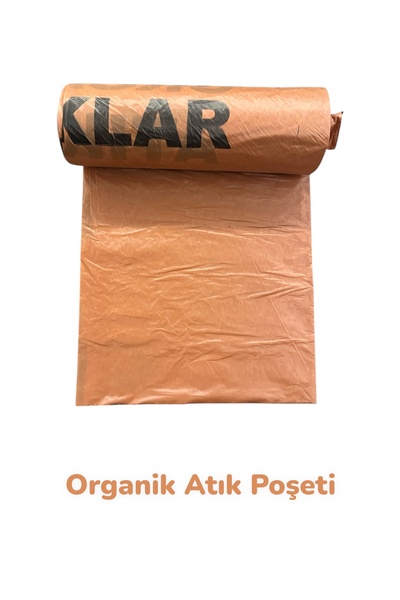MaxCleanGrosmar Organik Atık Poşeti Kahverengi 10'lu 80x110 CM